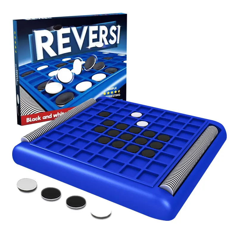 Othello ของเล่น reversi ขายส่ง พร้อมคําแนะนําเกมหมากรุก ชุดของเล่นเพื่อการศึกษาสําหรับเด็ก เกมกระดานสติปัญญา