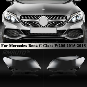 ฝาครอบเลนส์ไฟหน้ารถยนต์สำหรับ Mercedes-Benz C-Class W205 2015-2018 C180 C200 C260 C300 - Product Image 1