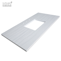 Comptoirs de cuisine en surface solide artificielle, blanc Calacatta moderne, non poreux, imperméable, fournisseur