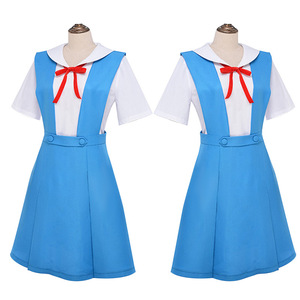 ชุดคอสเพลย์เรย์ อายานามิ สีฟ้า ชุดนักเรียนอนิเมะ - Product Image 4