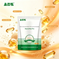 NanoVita Pro Nanomikroemulsi Bubuk Minyak Hati Ikan Vitamin A D E Aditif Pakan Meningkatkan Kualitas Cangkang Telur Meningkatkan Imunitas Unggas