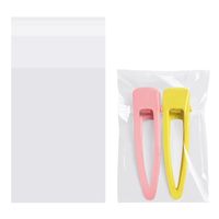 Sacs d'emballage en plastique transparent OPP BOPP imprimés avec logo personnalisé, fonction anti-odeur, fermeture autocollante, cadre photo
