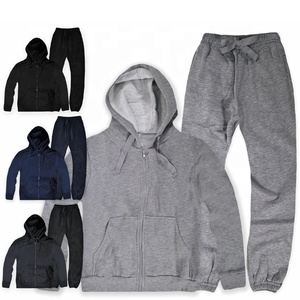 Conjuntos Deportivos de Invierno 2 en 1 para Hombre PIHA SPORTS, Conjunto de Traje Deportivo de Poliéster/Algodón con Combinación de Colores, Tallas Grandes - Product Image 2