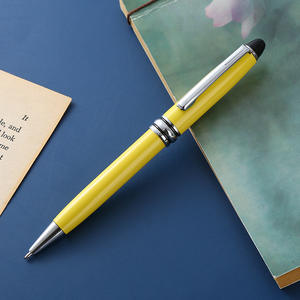 Großhandel Werbe Metall Twisted Kugelschreiber Hochwertige Luxus 2 in 1 Universal Stylus Pen Business Geschenk - Product Image 6