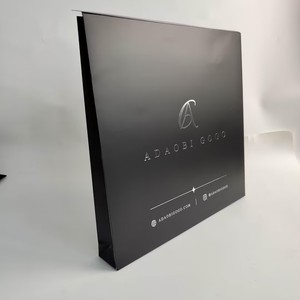 Custom Matte Black Paper Envelopes Silver Foil Logo Luxury Brand Packaging Paper Envelope For Brand Document Cosmetic Packaging - Product Image 1