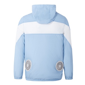 Winter Thin Air-Conditioned <strong>Cooling</strong> Fan <strong>Jacket</strong> with 2 Fans 3-Speed Adjustable Workwear - Product Image 2