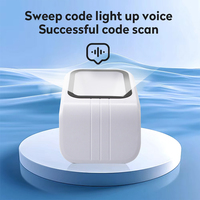 Lecteur de codes-barres de caisse JINGXIN, scanner de codes QR de bureau économique avec décodage multi-formats
