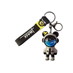 Llavero LED Personalizado con Diseño de Oso Espacial de Dibujos Animados, Colorido y Genial, con Patrón de Muñeco de Astronauta, Colgante para Mochila - Product Image 5