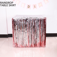Nappe en plastique imprimée moderne à effet brillant pour les fêtes et les danses de remise des diplômes Style transparent pour les hôtels