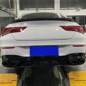 ชุดแต่งท่อไอเสีย ปลายท่อ  สำหรับรถยนต์เมอร์เซเดสเบนซ์ CLA-Class C118 CLA200 260 CLA45  ลิ้นกันชนหลัง อุปกรณ์ตกแต่งรถยนต์ - Product Image 3
