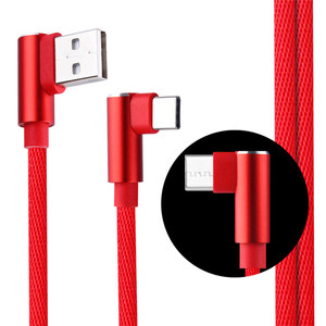 90 درجة الزاوية اليمنى نوع-ج USB سريع شاحن كابل بيانات ل UBS C - Product Image 3