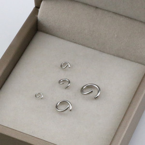 200pcs/bag Aceworks AC006-S Stainless Steel Open Jump <b>Rings</b> | Silver Color Strong Durable | Steel Open Circle Jump <b>Rings</b> Jewelry - Product Image 5