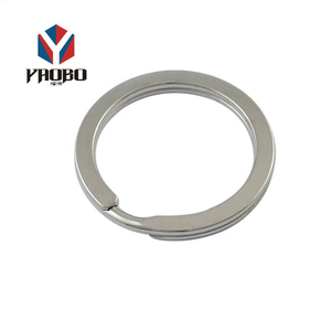Vari Stili Piatto Portachiavi Portachiavi Split Con La Catena Pianura All'ingrosso Anello Chiave Per La Vita Quotidiana - Product Image 1