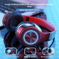 Casque Sportif Pliable Sans Fil Lumineux Explosif avec Annulation Active du Bruit, Commande Vocale et Autonomie Étanche Longue Durée