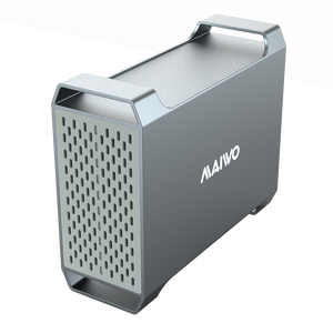 Maiwo 2 Vịnh RAID Loại C 3.5 "SATA HDD SSD bao vây nhôm 3.5 HDD vỏ nhà ở đứng Trường hợp với xử lý Docking - Product Image 1