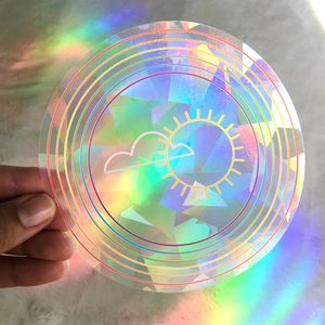 Suncatcher Sticker tùy chỉnh Rồng Mặt trời Catcher PVC cửa sổ Sticker Decal minh họa đầy màu sắc trong suốt suncatcher dán - Product Image 3