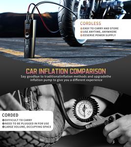 <span class=keywords><strong>Gonfleur</strong></span> de pneus portable mini électrique 100w pour moto/vélo/voiture Pompe à air Compresseur d'air <span class=keywords><strong>Gonfleur</strong></span> de pneus de voiture Accessoires de moto - Product Image 2