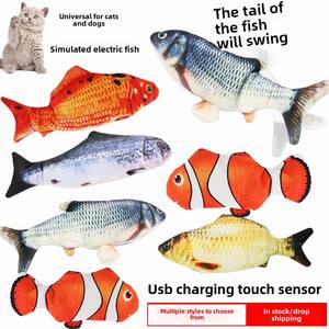 ของเล่นปลาจำลองแบบโต้ตอบสำหรับแมวและสุนัข - Product Image 2
