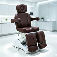 Table de massage professionnelle multi-usage inclinable électrique Craftsman pour studio de piercing, tatouage et cosmétiques