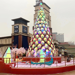 2020 vente chaude géant led artificielle boule De <span class=keywords><strong>sapin</strong></span> De Noël ornements légers extérieurs commerciaux grand arbre De Noël - Product Image 3