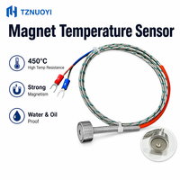 Sonde de température magnétique industrielle PT100, thermocouple de type K, câble OEM/ODM en acier inoxydable IP65