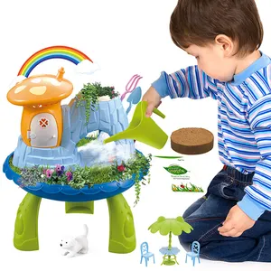 Märchen Garten Blume Pflanzen Topf Spiel Spielzeug Lernspiel zeug interessante Kinder Garten Spielzeug mit Musik und Licht