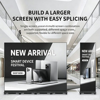 Écran LED pliable P1.53, support d'affichage HD, totem autoportant, écran LED GOB, garantie 5 ans, CMS intégré pour les événements