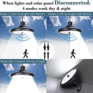 Lámparas Solares Colgantes para Exteriores, Lámpara de Porche con Sensor de Movimiento, Luz Interior - Product Image 5