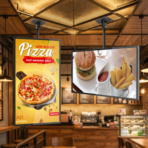Pantalla Digital Ultrafina para Montaje en Pared para Restaurantes, Pantalla LCD Android de 43 y 55 Pulgadas para Publicidad, Menú Digital - Product Image 1