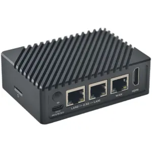 NanoPi R5S 2GB/4GB supporto NVME, PCIe WiFi ,0.8T NPU Rockchip RK3568 SBC Mini scheda di sviluppo del Router