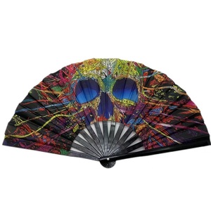 Éventails pliants portables en bambou pour la danse, les mariages et les fêtes, avec logo personnalisé, pour la danse traditionnelle et la danse en ligne, vente en gros - Product Image 5