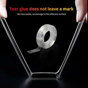 Nhãn dán lớn hai mặt dính Silicone Nano băng keo hai mặt trong suốt trong cuộn đa năng có thể tháo rời adhe - Product Image 5