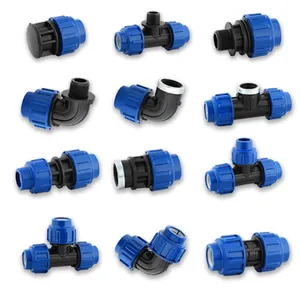 Compression Fitting for HDPE Pipe Plastic Pipe Fittings Pn16