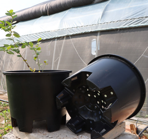Grand pots à semis de 40 cm pour jardin intérieur/extérieur, pots <span class=keywords><strong>en</strong></span> plastique pour plantes, grands pots à bleuets, pots à fleurs - Product Image 3