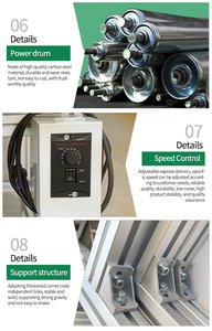 Fabrika fiyat taşınabilir küçük PVC bant konveyör makinesi düz Mini paslanmaz çelik/alüminyum konveyör bant montaj hattı - Product Image 6