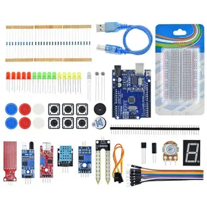 Kit pemula dasar untuk rangkaian papan pengembangan Arduino