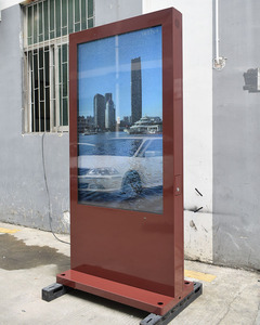 50 inch Độ sáng cao ngoài trời không thấm nước kỹ thuật số biển hiển thị Totem freestanding Áp phích kỹ thuật số cho quảng cáo - Product Image 1