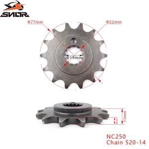 SNOR Pignon avant de moto haute résistance NC250, pignon d'entraînement 520 13T 14T pour moteur ZONGSHEN NC250 KAYO BSE - Product Image 4