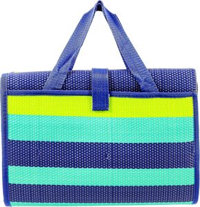 Tapis de plage réversible anti-UV résistant à la décoloration, facile à plier, pour les vacances à la plage et <span class=keywords><strong>l</strong></span>'extérieur, avec <span class=keywords><strong>sac</strong></span> - Product Image 6