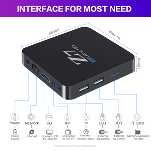 <strong>Android</strong> TV-BOX-GYS-Factory's Lowest Price-2024-THE NEW MODEL-Z7 H313 2+8 Dual Wifi+2.4G <strong>Remote</strong> - Product Image 5