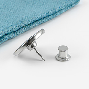 Adjustable Decorative Curtain <b>Clips</b> 17mm 20mm 25mm Alloy Round Modern Easy Installation <b>Silver</b> Personalized Custom - Product Image 2