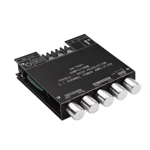 2.1 Kênh Loa Siêu Trầm Khuếch Đại Công Suất Mô-đun DIY Kit 50WX2 + 100W Treble Bass Điều Khiển Âm Lượng Stereo Loa Kỹ Thuật Số Amp - Product Image 1