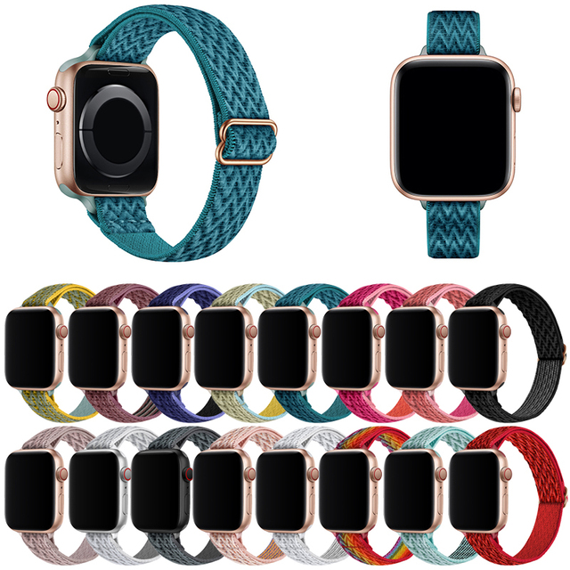 Wholesale High Quality Replacement Nylon Fabric Watch Bands 16mm 18mm 20mm 22mm Nylon Watch Straps for apple Iwatch