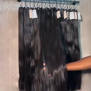 Nouvel arrivage Paquets droits 15A Vendeurs de cheveux vierges Paquets de cheveux humains vietnamiens doublement étirés à cuticule alignée - Product Image 3