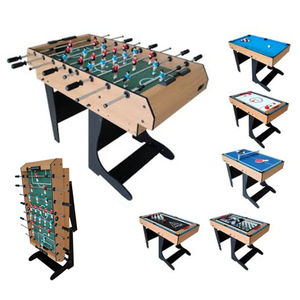 <span class=keywords><strong>Table</strong></span> multi-jeux 6-en-1 à petite échelle Ensemble de combinaison multifonction Mini <span class=keywords><strong>Football</strong></span> Tennis Foosball Indoor Sport Entertainment - Product Image 1