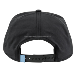 Casquette de baseball personnalisée à 5 panneaux, structurée, à visière incurvée, avec fermeture snapback, vente en gros pour hommes, broderie, casquettes de sport avec corde - Product Image 4