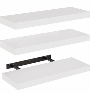벽걸이형 나무 선반, 욕실, 침실, 거실용 루스틱 스타일 - Product Image 6