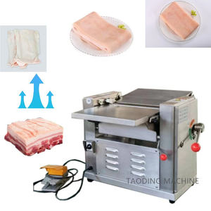 Popüler domuz soyma makinesi domuz cilt kaldırma makinesi yağ sığır et ayırıcı domuz cilt kesme makinesi et dilimleyici ticari - Product Image 3