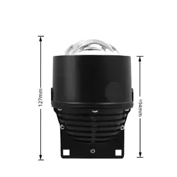 XSY Lámpara Antiniebla LED de Doble Luz de Alta Calidad, Totalmente de Aluminio, Impermeable IP67, 5000K Luz Diurna, con Lente Ojo de Pez de 3 Pulgadas, Potencia de Salida de 55W - Product Image 2