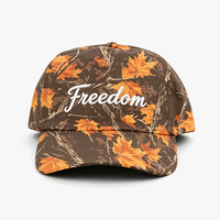 Gorra de Béisbol Táctica de Camuflaje de 5 Paneles sin Estructura con Logotipo Bordado Personalizado y Estampado Completo para Exteriores al por Mayor